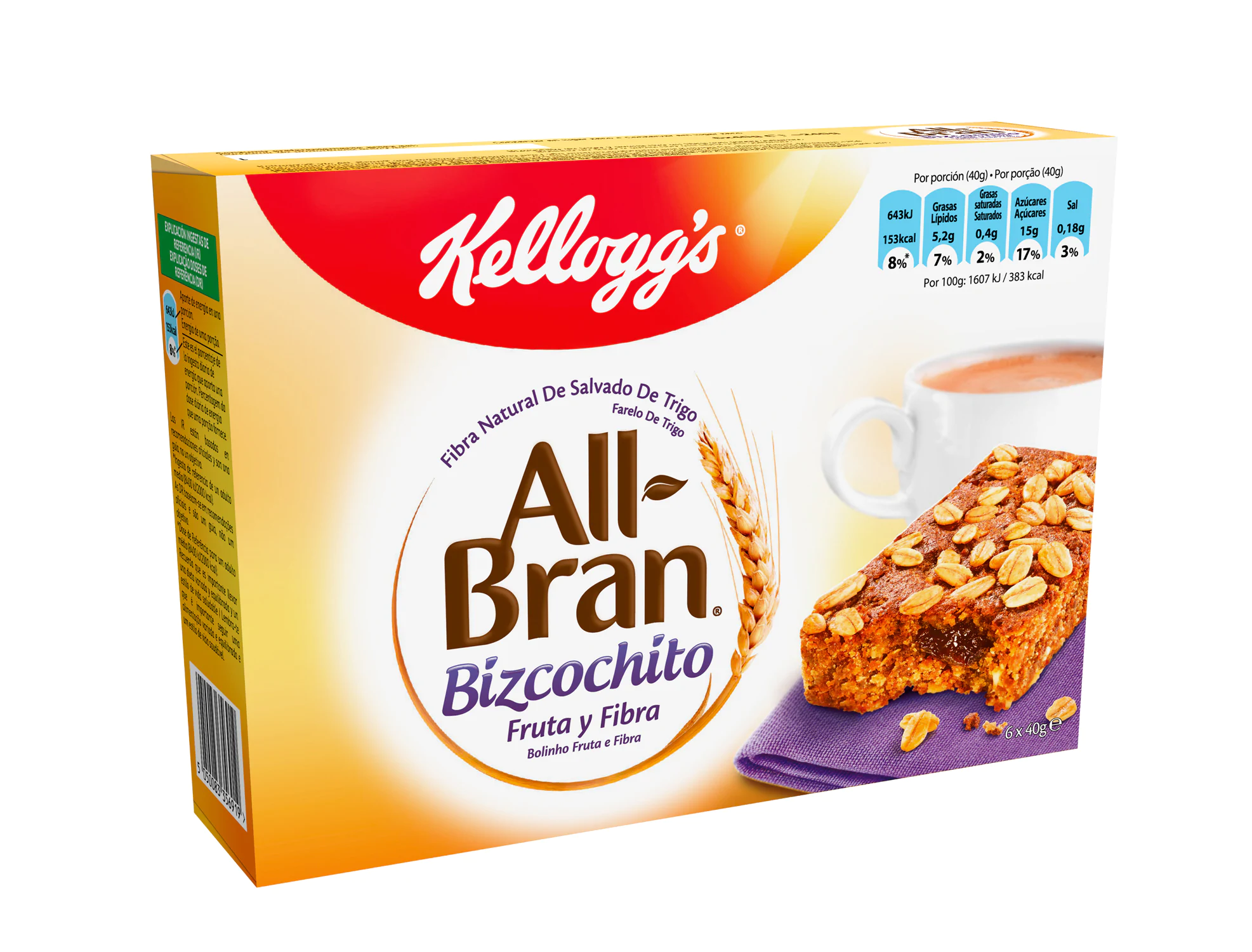 Alimento Bizcochito Fruta y fibra All-Bran - imagen