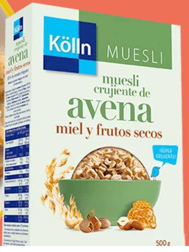 Alimento Muesli crujiente de avena miel y frutos secos - imagen