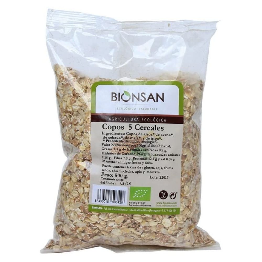 Alimento Copos de 5 cereales ecológicos - imagen