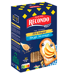 Alimento Pan tostado integral sin sal y sin azúcares - imagen
