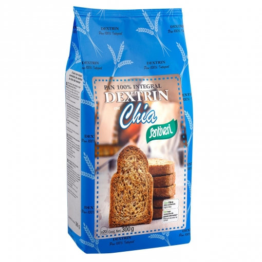 Alimento Pan integral dextrin tostado con semillas de chía - imagen