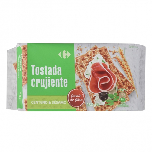 Alimento Tostadas crujientes de centeno y sésamo - imagen