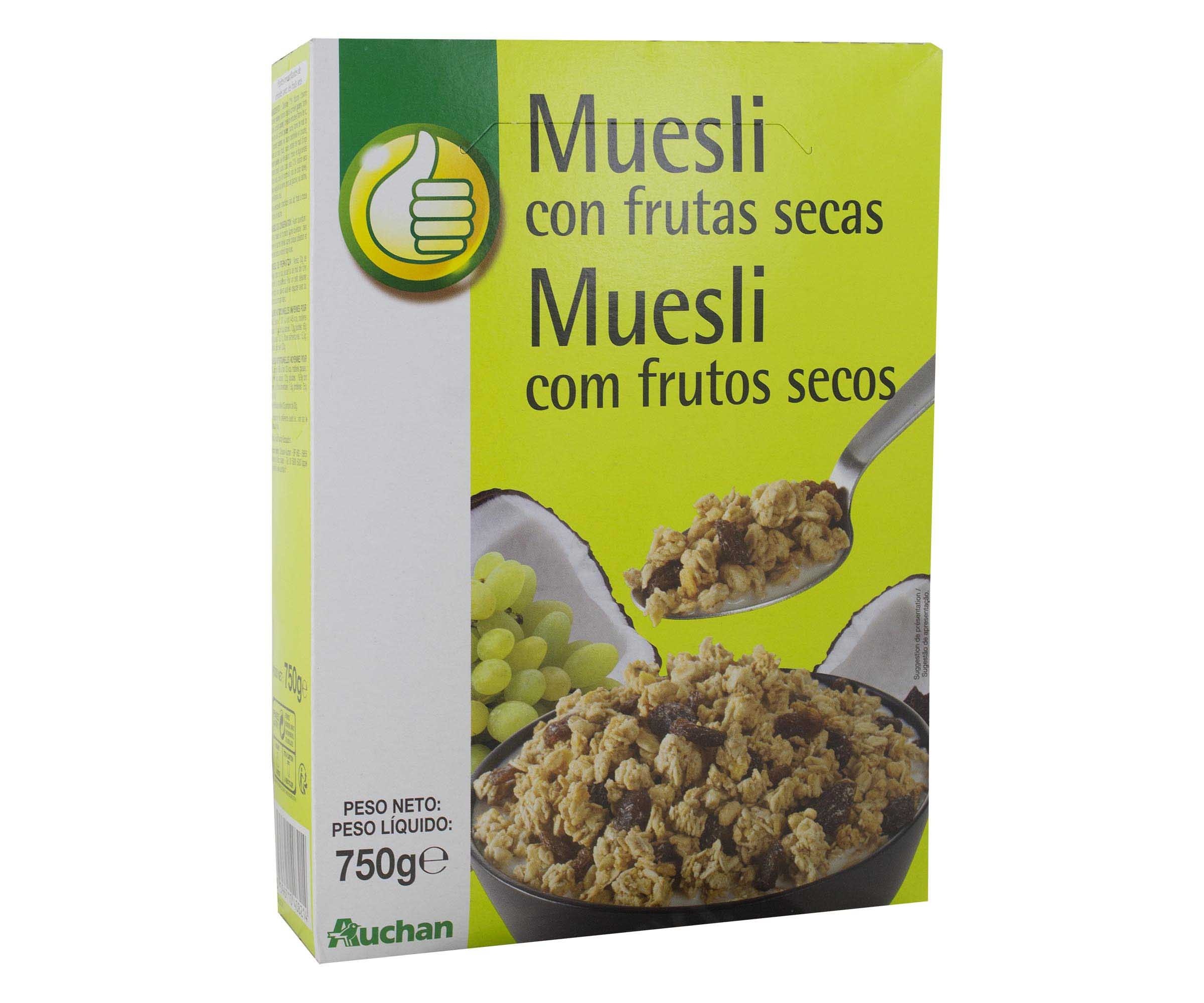 Alimento Cereales muesli con frutas secas - imagen