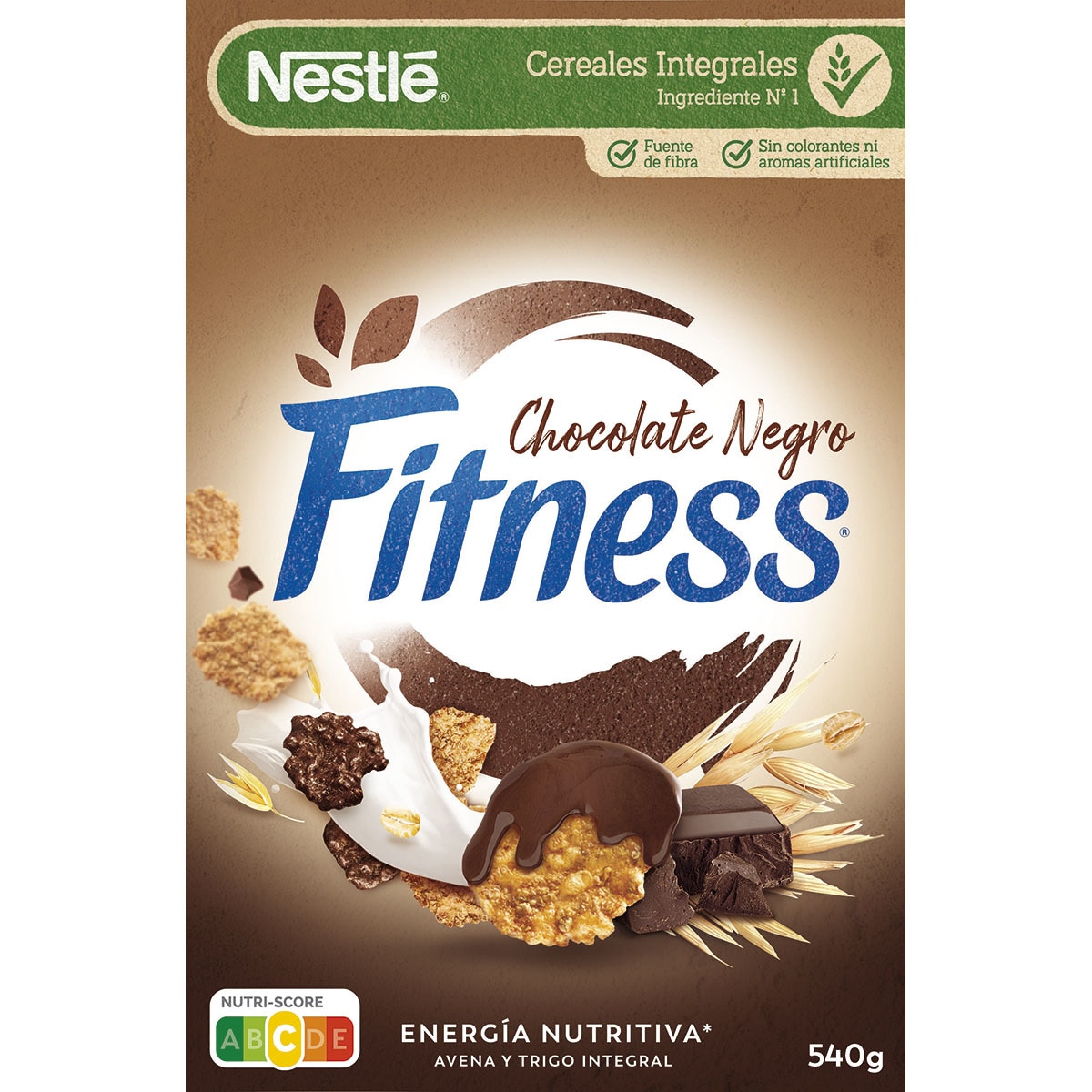 Alimento Cereales de desayuno con avena integral y chocolate negro - imagen