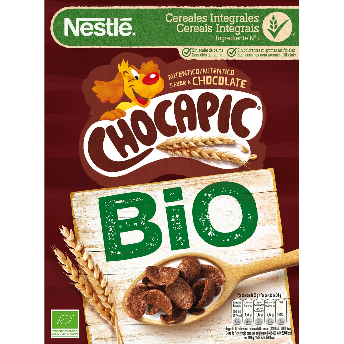 Alimento Cereales de desayuno bio con sabor a chocolate - imagen