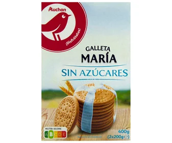 Alimento Galletas María sin azúcares
añadidos y con edulcorantes - imagen