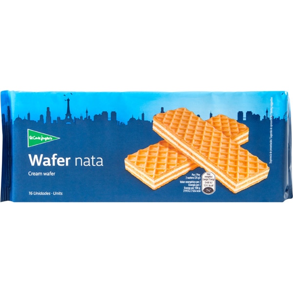 Alimento Galletas wafer rellenas de nata - imagen