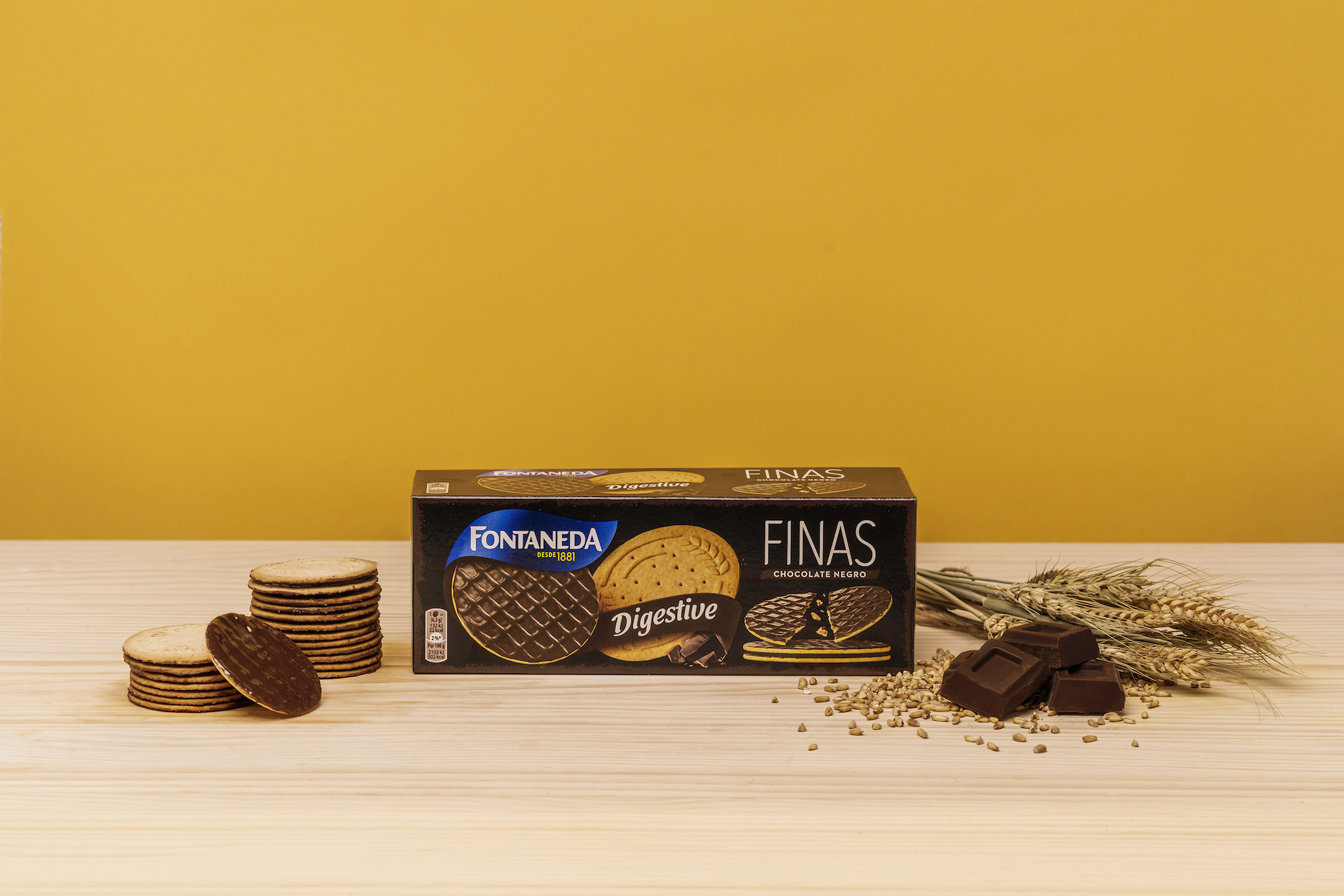 Alimento Galletas digestive finas chocolate negro - imagen