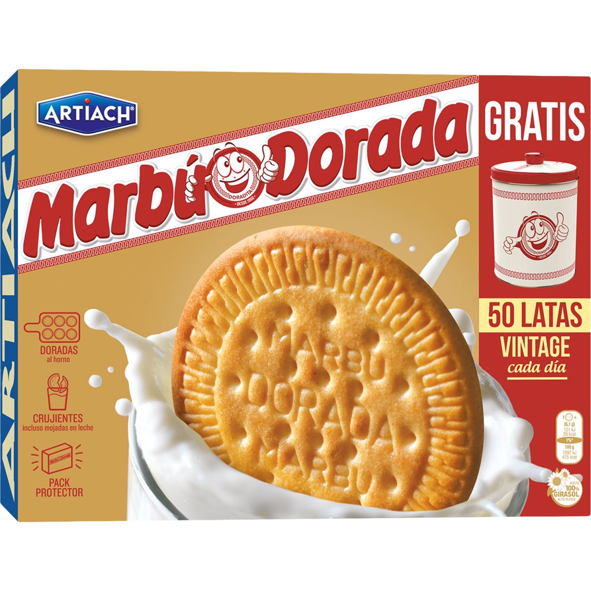 Alimento Galletas María marbú dorada - imagen