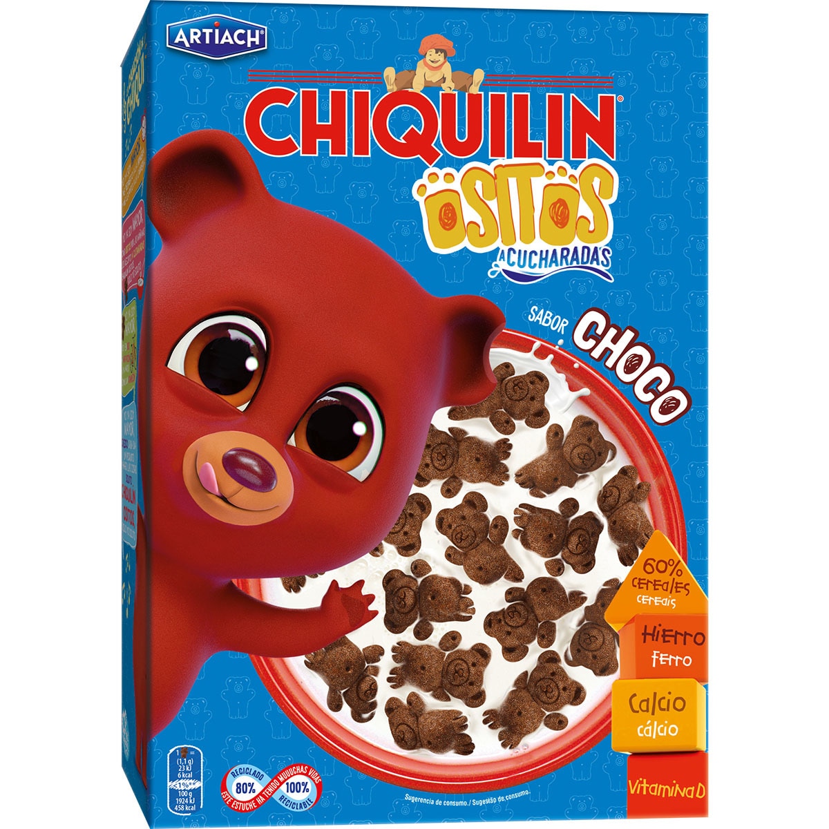 Alimento Galletas de chocolate ositos - imagen