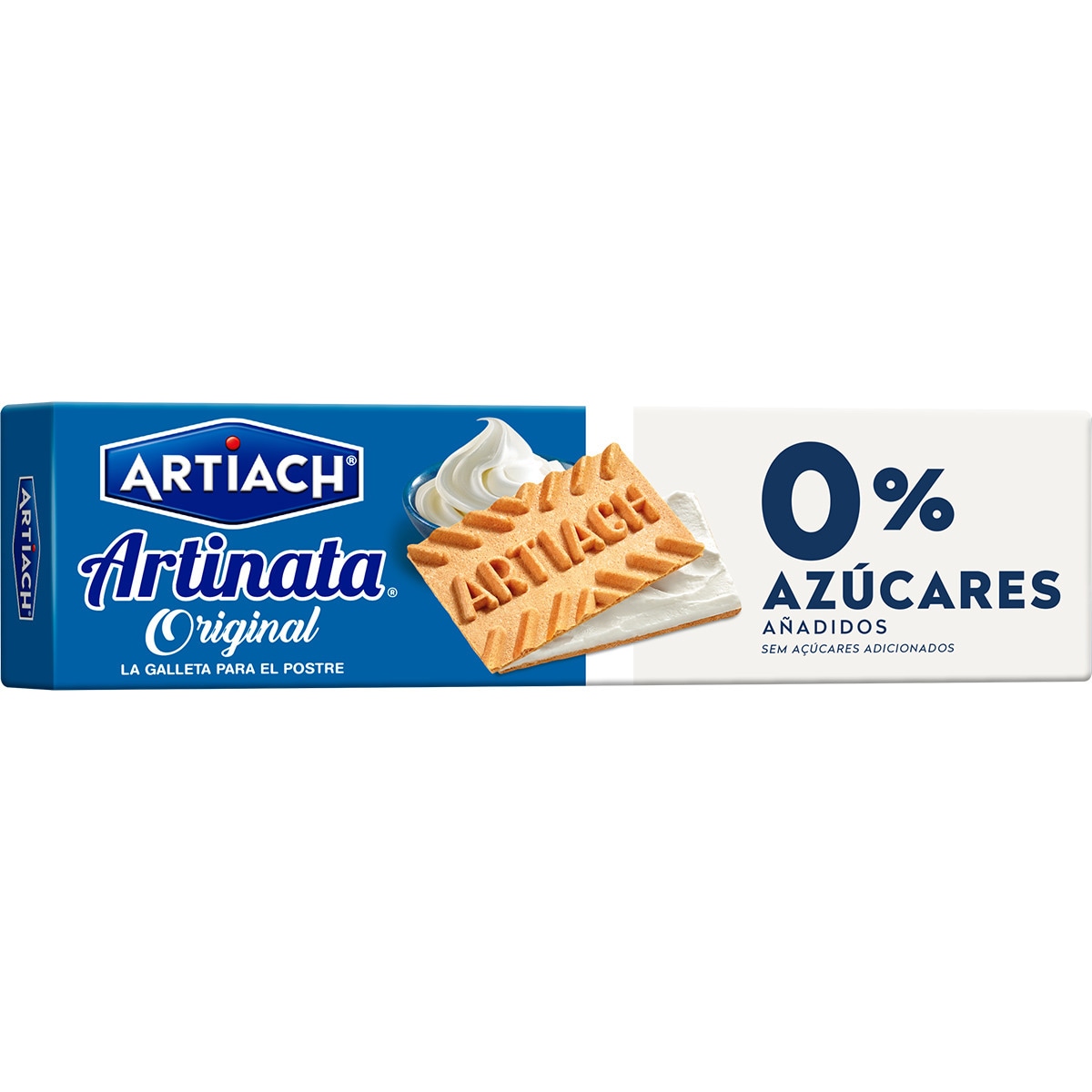 Alimento Galletas de barquillo rellenas de nata sin azúcares añadidos - imagen