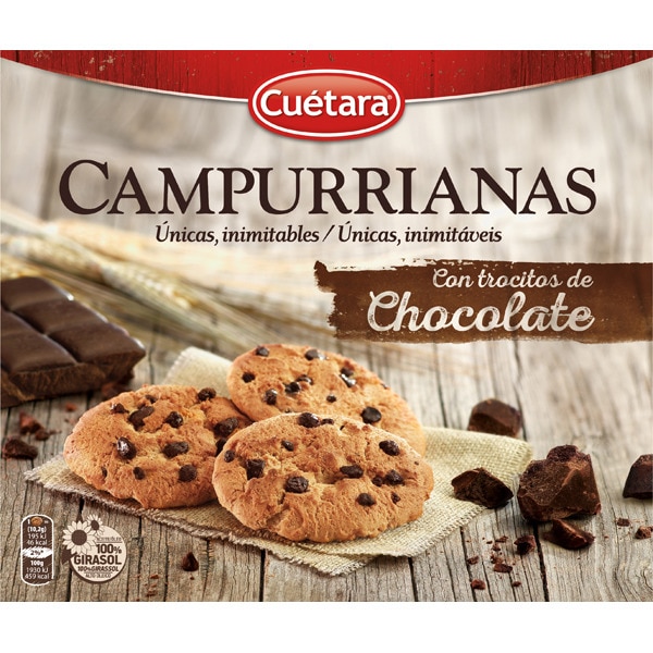 Alimento Galletas campurrianas con pepitas de chocolate - imagen