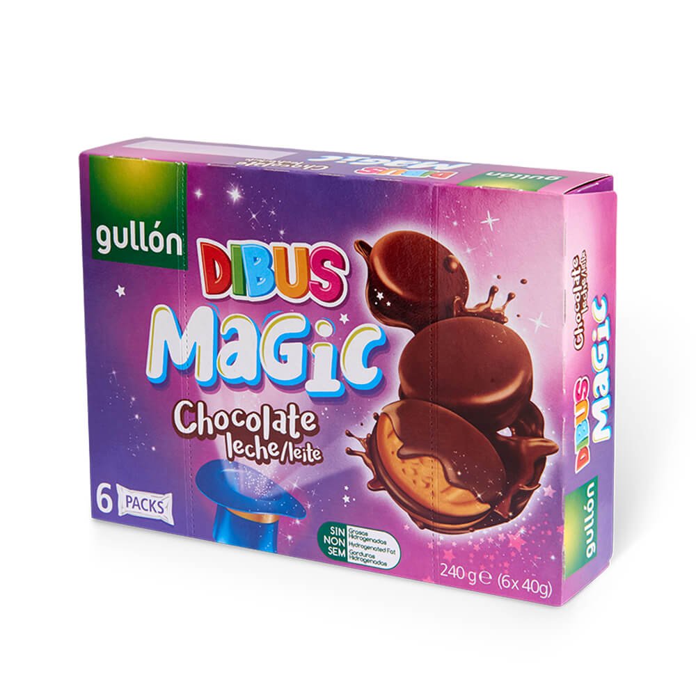 Alimento Galletas Dibud Magic cubierto choco - imagen