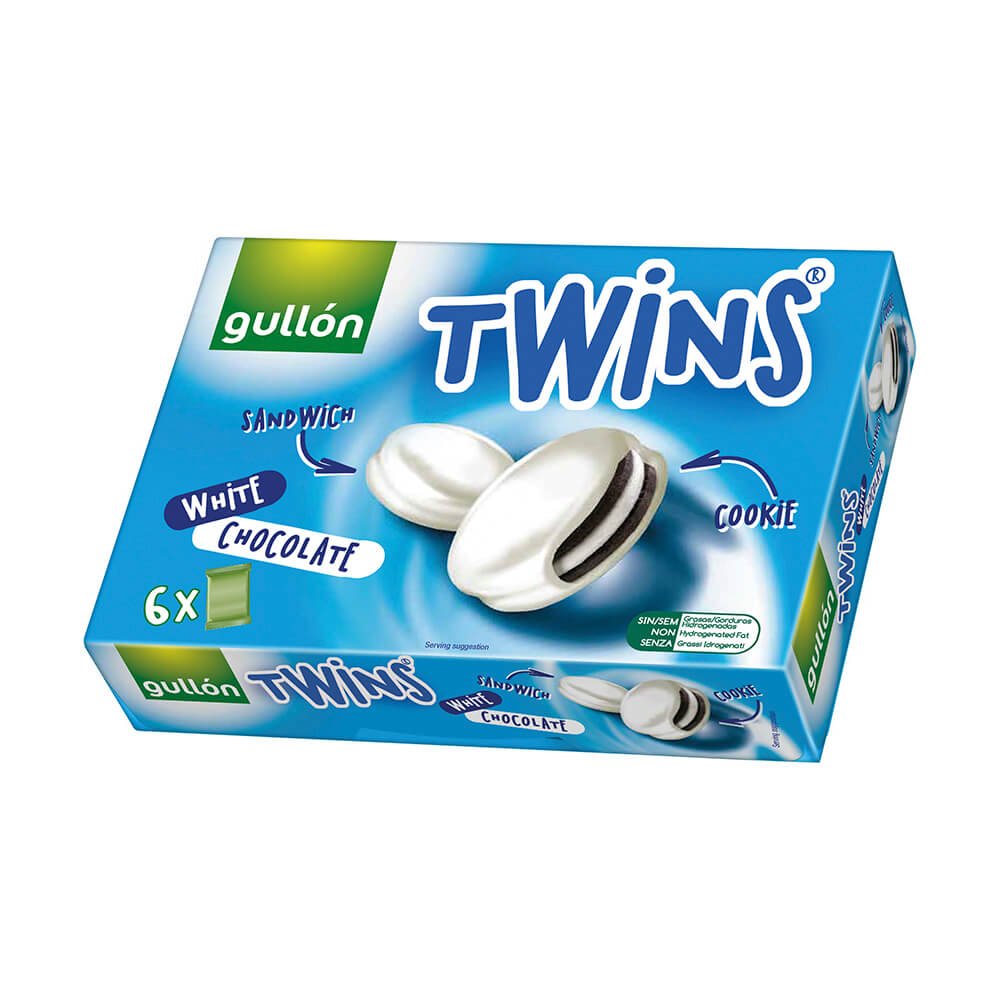 Alimento Galletas Twins Bañadas en chocolate blanco - imagen
