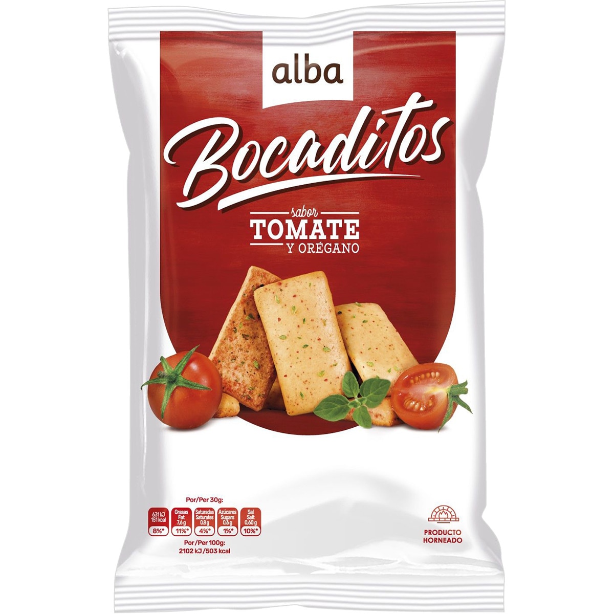 Alimento Bocaditos sabor tomate y orégano - imagen