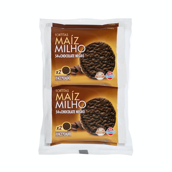 Alimento Tortitas de arroz con chocolate negro - imagen