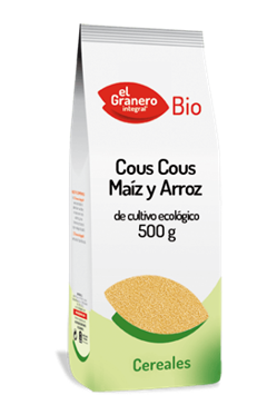 Alimento Cuscús de maíz y arroz bio - imagen