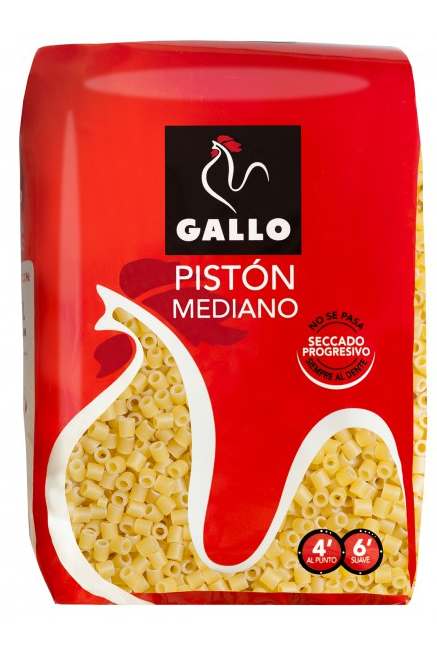 Alimento Pasta clásica pistón mediano - imagen