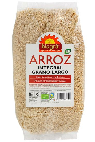 Alimento Arroz integral grano largo - imagen