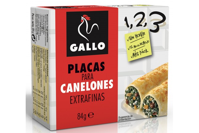 Alimento Placas precocidas para canelones - imagen