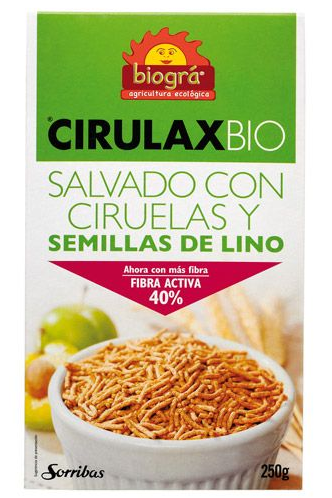 Alimento Salvado con ciruelas y semillas de lino, cirulax bio - imagen