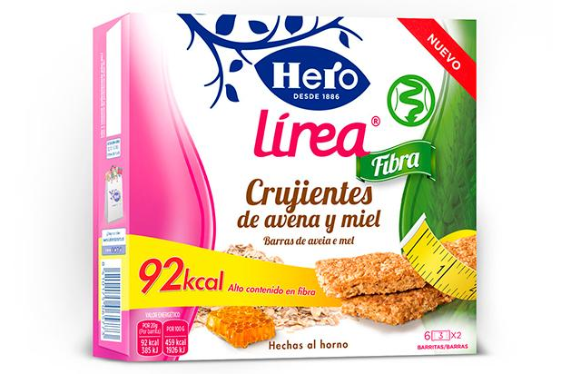 Alimento Barrita de cereales crujientes de avena y miel - imagen