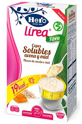 Alimento Copos solubles de avena y miel - imagen