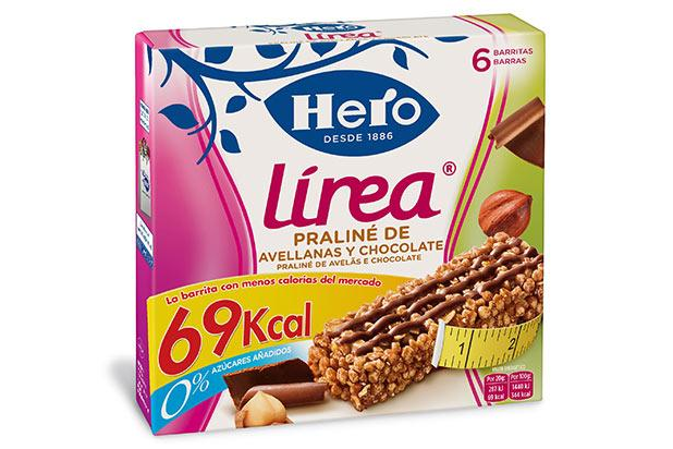 Alimento Barrita de cereales, 0%, praliné de avellanas y cacao - imagen