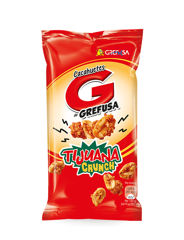 Alimento Cacahuetes sabor tijuana crujientes - imagen