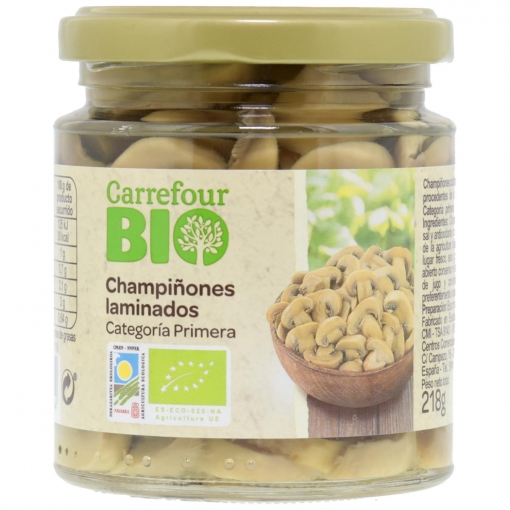 Alimento Champiñones laminados primera ecológico - imagen