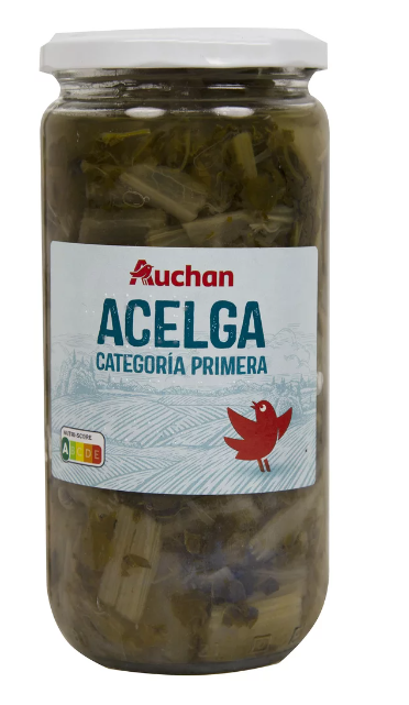 Alimento Acelgas troceadas al natural - imagen