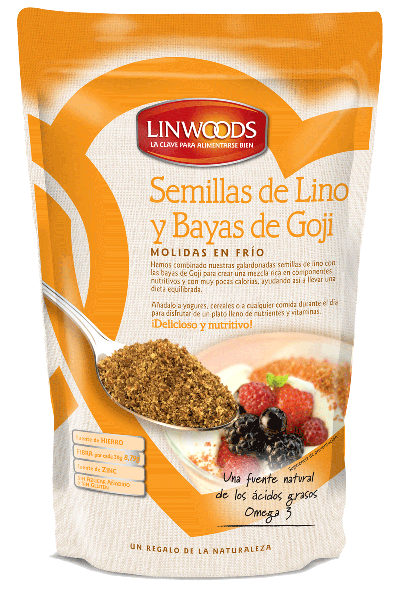 Alimento Semillas de lino y bayas de goji molidas - imagen