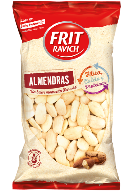 Alimento Almendras repeladas crudas - imagen