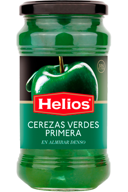 Alimento Cerezas verdes primera en almíbar denso - imagen