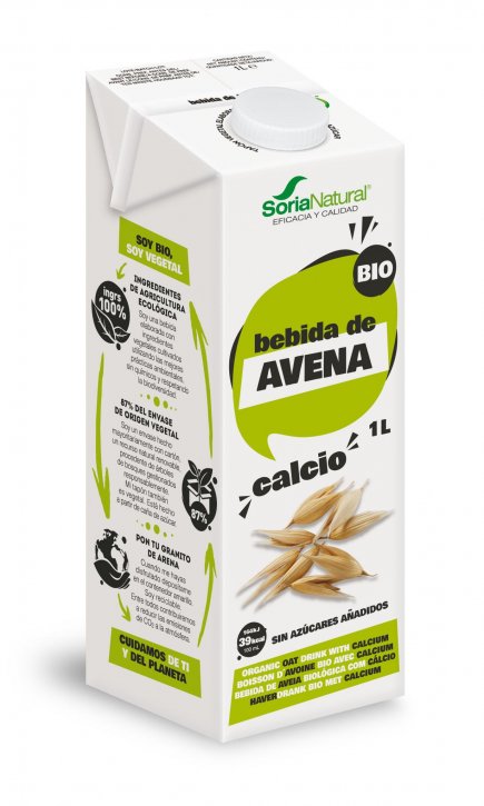 Alimento Bebida de avena con calcio - imagen