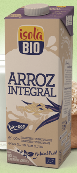 Alimento Bebida de Arroz Integral - imagen
