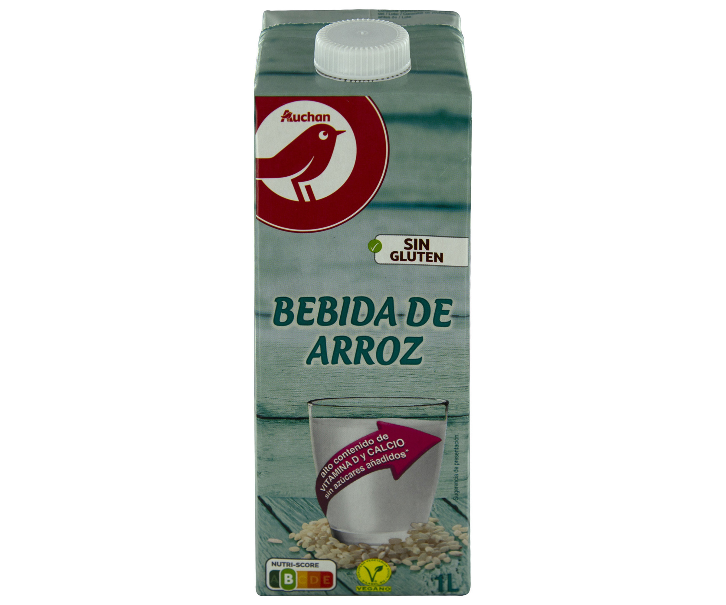 Alimento Bebida de arroz con alto contenido de calcio y vitamina D - imagen