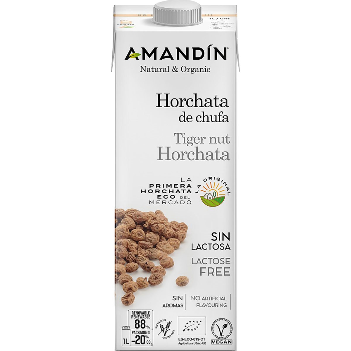 Alimento Horchata de chufa eco sin gluten y sin lactosa - imagen
