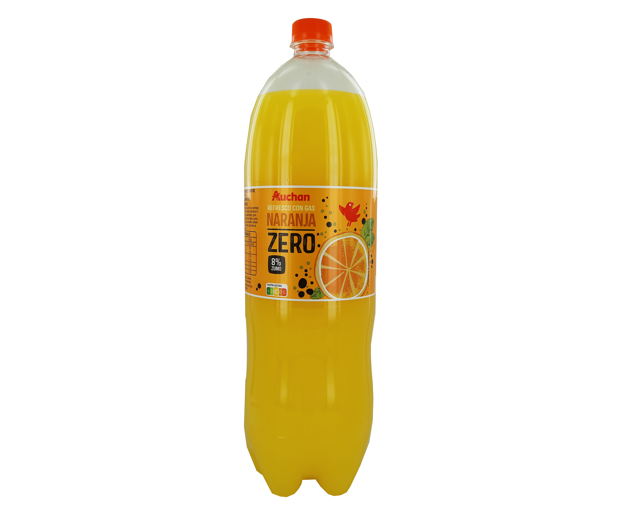 Alimento Refresco de naranja con gas Zero ( 8% zumo) - imagen
