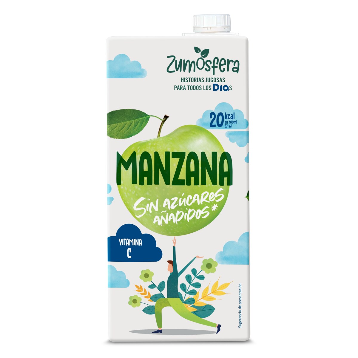 Alimento Bebida de manzana sin azúcares añadidos - imagen