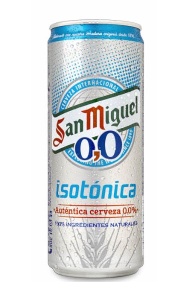 Alimento Cerveza sin alcohol 0,0 isotónica - imagen