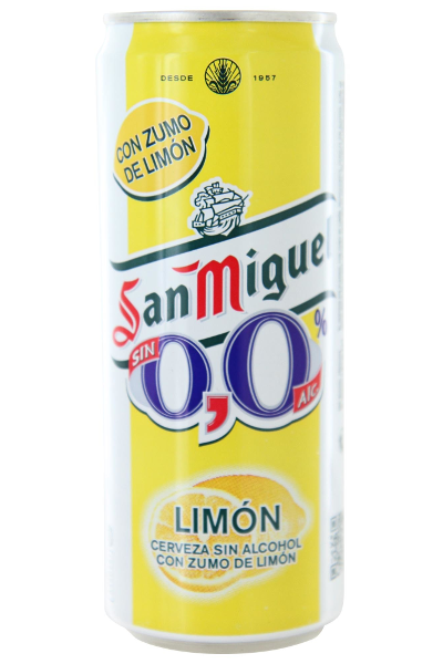 Alimento Cerveza sin alcohol 0,0 limón - imagen