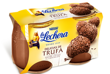 Alimento Postre lácteo delicias de trufa La Lechera - imagen