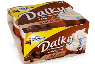 Alimento Postre lácteo dalky chocolate La Lechera - imagen