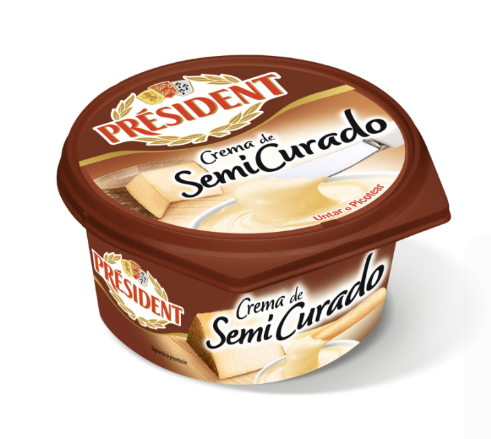 Alimento Crema de Semicurado Président - imagen