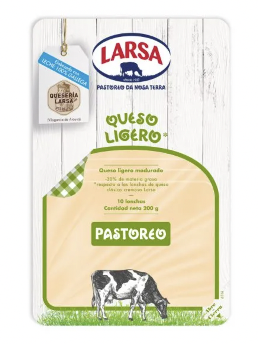 Alimento Queso en Lonchas Ligero - imagen