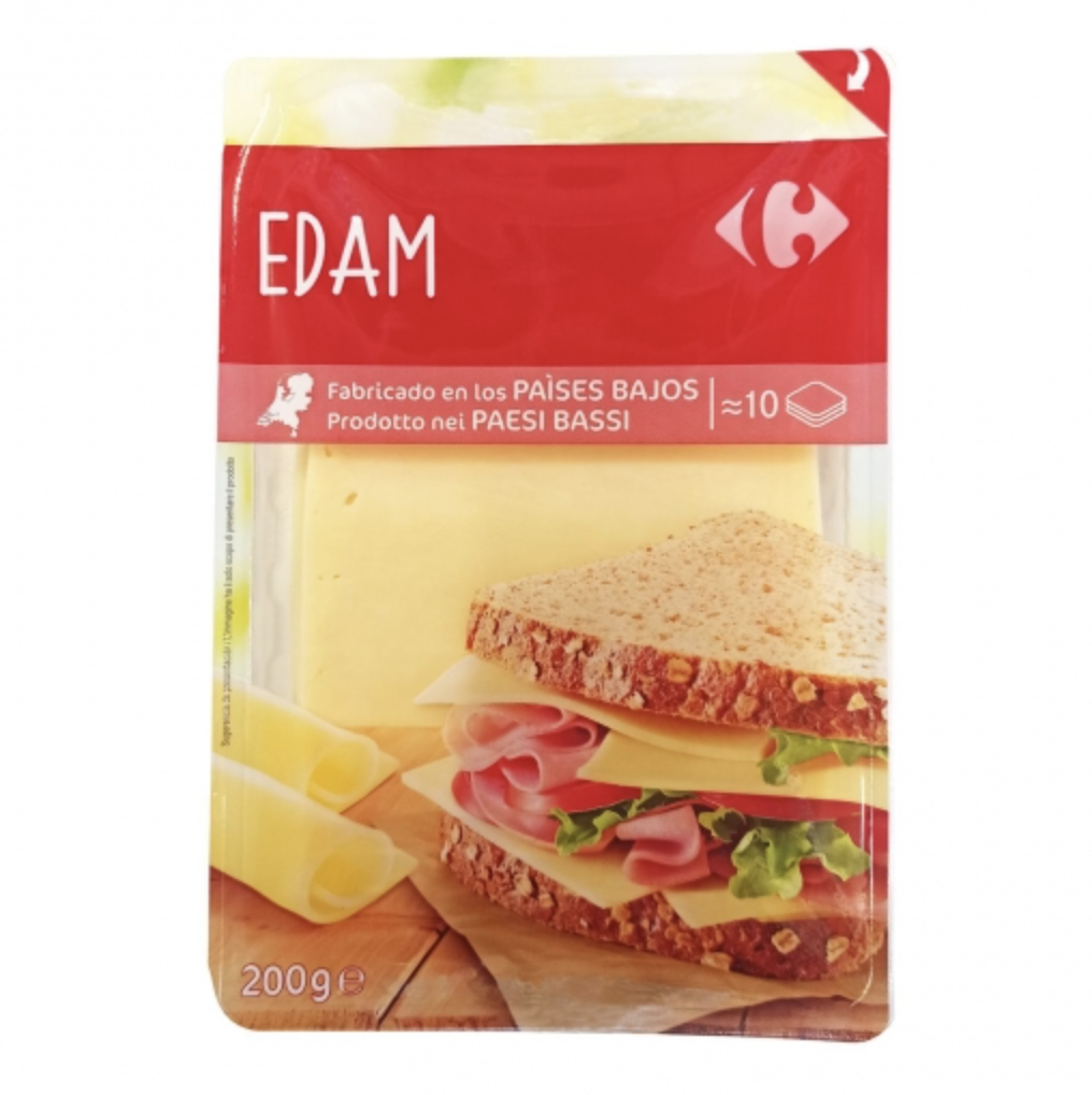 Alimento Queso Edam en Lonchas  - imagen