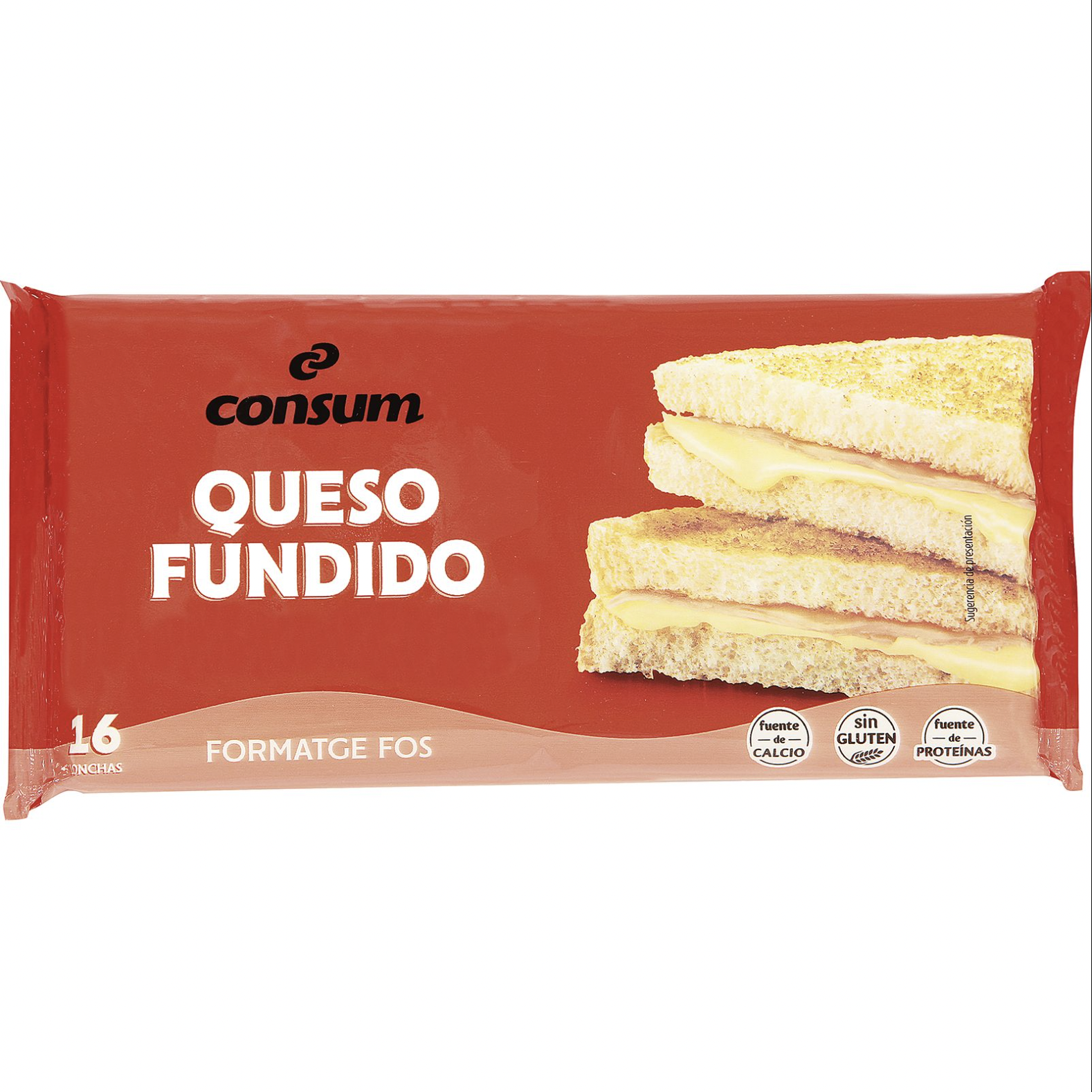 Alimento Queso Lonchas Fundido 16 Lonchas  - imagen