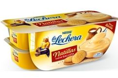 Alimento Natillas sabor galleta La Lechera - imagen