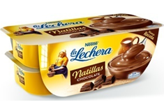 Alimento Natillas de chocolate La Lechera - imagen